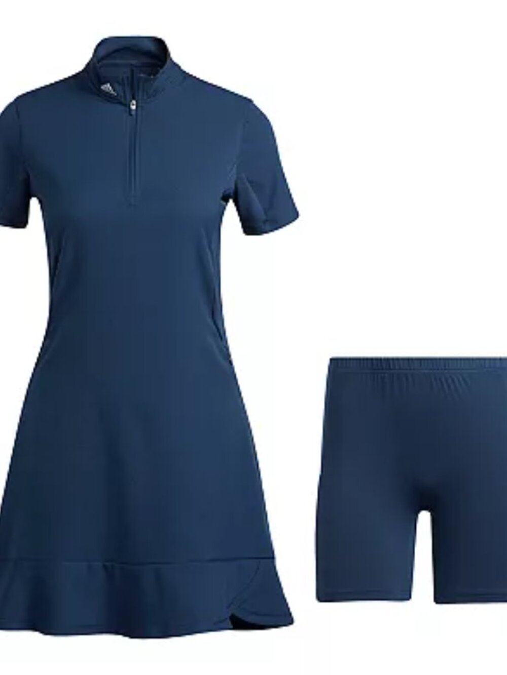 Adidas Golf Dress & Bike Shorts Set in Navy Blue--Size Large (NEW) - Picture 2 of 11